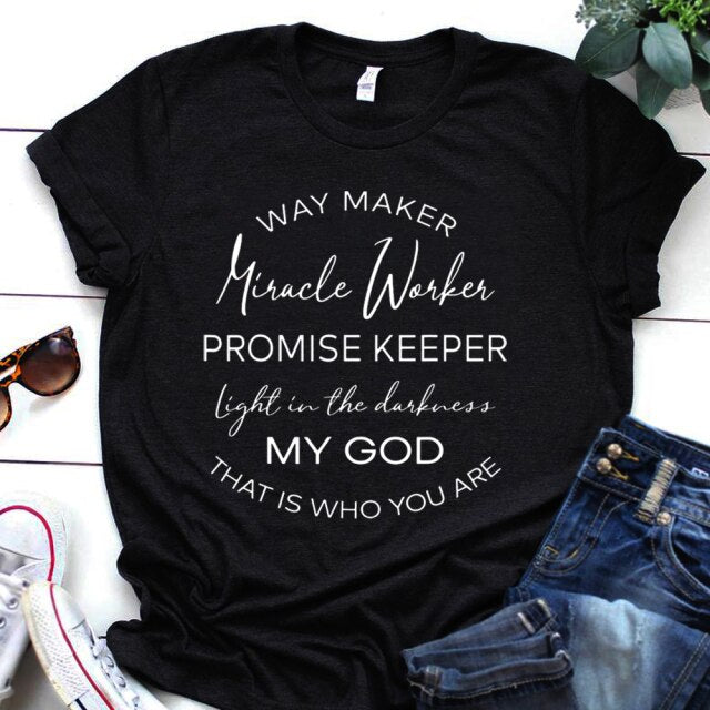 Way Maker Miracle Worker T Shirt
